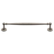 This is an image of a Heritage Brass - Cabinet Pull Colonial Design 203mm CTC Satin Nickel Finish, c2533-203-sn that is available to order from Trade Door Handles in Kendal.