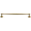 This is an image of a Heritage Brass - Cabinet Pull Colonial Design 254mm CTC Satin Brass Finish, c2533-254-sb that is available to order from Trade Door Handles in Kendal.