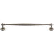 This is an image of a Heritage Brass - Cabinet Pull Colonial Design 254mm CTC Satin Nickel Finish, c2533-254-sn that is available to order from Trade Door Handles in Kendal.