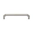 This is an image of a Heritage Brass - Cabinet Pull Hex Angular Design 152mm CTC Satin Nickel Finish, c3465-152-sn that is available to order from Trade Door Handles in Kendal.
