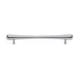 This is an image of a Heritage Brass - Cabinet Pull T-Bar Raindrop Design 192mm CTC Polished Chrome Finish, c3570-192-pc that is available to order from Trade Door Handles in Kendal.