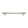 This is an image of a Heritage Brass - Cabinet Pull T-Bar Raindrop Design 192mm CTC Satin Nickel Finish, c3570-192-sn that is available to order from Trade Door Handles in Kendal.