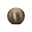 This is a image of a Heritage Brass - Cabinet Knob Globe Design 25mm Ant. Brass Finish that is available to order from Trade Door Handles in Kendal