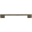 High quality image of Heritage Brass - Cabinet Pull Slim Metro Design 192mm CTC Antique Brass Finish | Sku. c3681-192-at | Trade Door Handles, Kendal.
