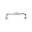 This is an image of a Heritage Brass - Cabinet Pull Henley Traditional Design 102mm CTC Polished Nickel Fi, c3960-102-pnf that is available to order from Trade Door Handles in Kendal.