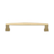 This is an image of a Heritage Brass - Cabinet Pull Vintage Design 152mm CTC Satin Brass Finish, c4384-152-sb that is available to order from Trade Door Handles in Kendal.