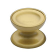 This is an image of a Heritage Brass - Cabinet Knob Surrey Design 38mm Satin Brass Finish, c4386-38-sb that is available to order from Trade Door Handles in Kendal.