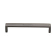 This is an image of a Heritage Brass - Cabinet Pull Wide Metro Design 160mm CTC Matt Bronze Finish, c4520-160-mb that is available to order from Trade Door Handles in Kendal.