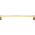 This is an image of a Heritage Brass - Cabinet Pull Wide Metro Design 203mm CTC Polished Brass Finish, c4520-203-pb that is available to order from Trade Door Handles in Kendal.