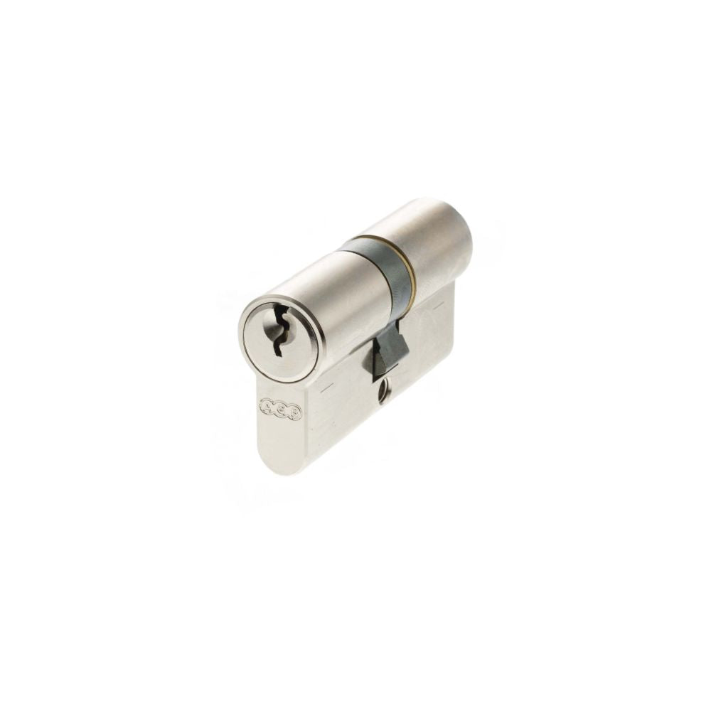 High quality image of AGB Euro Profile 5 Pin Double Cylinder 30-30mm (60mm) - Polished Nickel | Sku. c603062525 available to order from Trade Door Handles in Kendal.