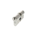High quality image of AGB Euro Profile 5 Pin Double Cylinder 35-35mm (70mm) - Satin Chrome | Sku. c603323030 | available to order from Trade Door Handles in Kendal.