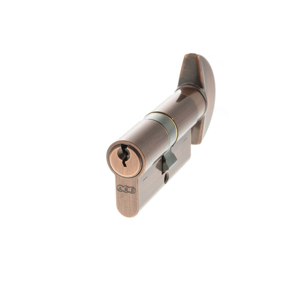 High quality image of AGB Euro Profile 5 Pin Cylinder Key to Turn 30-30mm (60mm) - Copper | Sku. c620022525 | available to order from Trade Door Handles in Kendal.