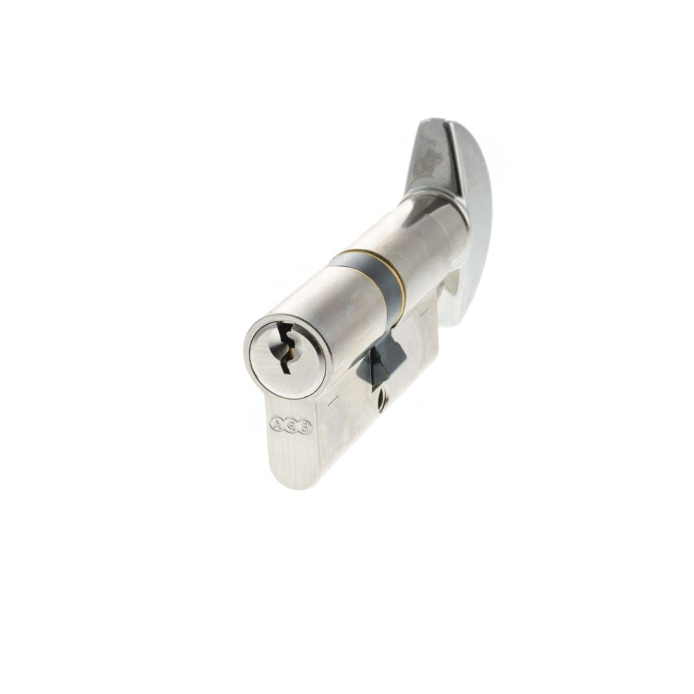 High quality image of AGB Euro Profile 5 Pin Cylinder Key to Turn 30-30mm (60mm) - Polished Chrome | Sku. c620302525 available to order from Trade Door Handles in Kendal.