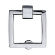 This is an image of a Heritage Brass - Square Drop Pull Polished Chrome Finish, c6311-pc that is available to order from Trade Door Handles in Kendal.