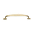 This is an image of a Heritage Brass - Cabinet Pull Durham Design 152mm CTC Satin Brass Finish, c7213-152-sb that is available to order from Trade Door Handles in Kendal.