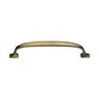 This is an image of a Heritage Brass - Cabinet Pull Durham Design 160mm CTC Antique Brass Finish, c7213-160-at that is available to order from Trade Door Handles in Kendal.