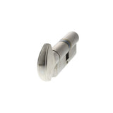 This is an image of AGB Euro Profile 15 Pin Cylinder Key to Turn 40-40mm (80mm) - Satin Chrome available to order from Trade Door Handles.