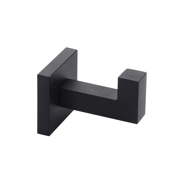 This is an image of a M.Marcus - Robe hook Matt Black Finish, che-hook-blk that is available to order from Trade Door Handles in Kendal.