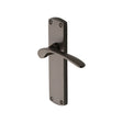 This is an image of a Heritage Brass - Door Handle Lever Latch Diplomat Design Matt Bronze Finish, dip7810-mb that is available to order from Trade Door Handles in Kendal.