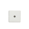 This is an image showing Eurolite Concealed 3mm TV - White (With White Trim) ecw1tvw available to order from trade door handles, quick delivery and discounted prices.