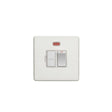 This is an image showing Eurolite Concealed 3mm Switched Fuse Spur - White (With White Trim) ecwswfnw available to order from trade door handles, quick delivery and discounted prices.