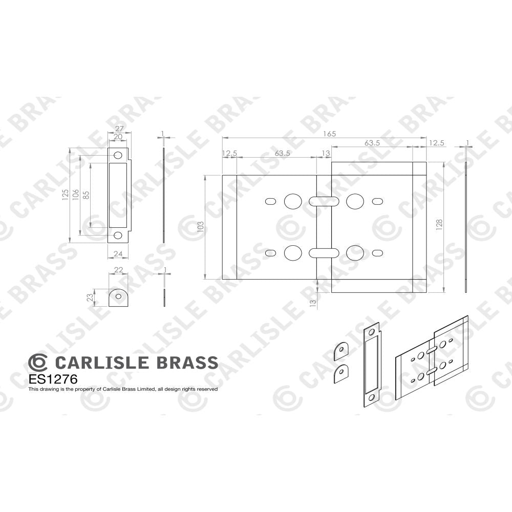 This image is a line drwaing of a Eurospec - Intumescent Strips available to order from Trade Door Handles in Kendal