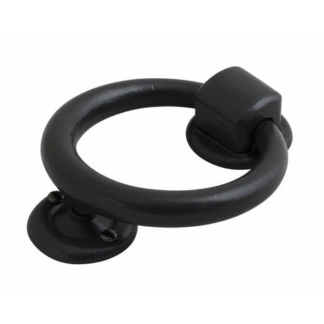 This is an image showing Stonebridge - Door Knocker Flat Black available from trade door handles, quick delivery and discounted prices.