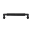 This is an image of a M.Marcus - Black Iron Rustic Cabinet Pull Bauhaus Design 160mm CTC, fb3312-160 that is available to order from Trade Door Handles in Kendal.