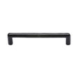 This is an image of a M.Marcus - Black Iron Rustic Cabinet Pull Round Design 160mm CTC, fb331-160 that is available to order from Trade Door Handles in Kendal.