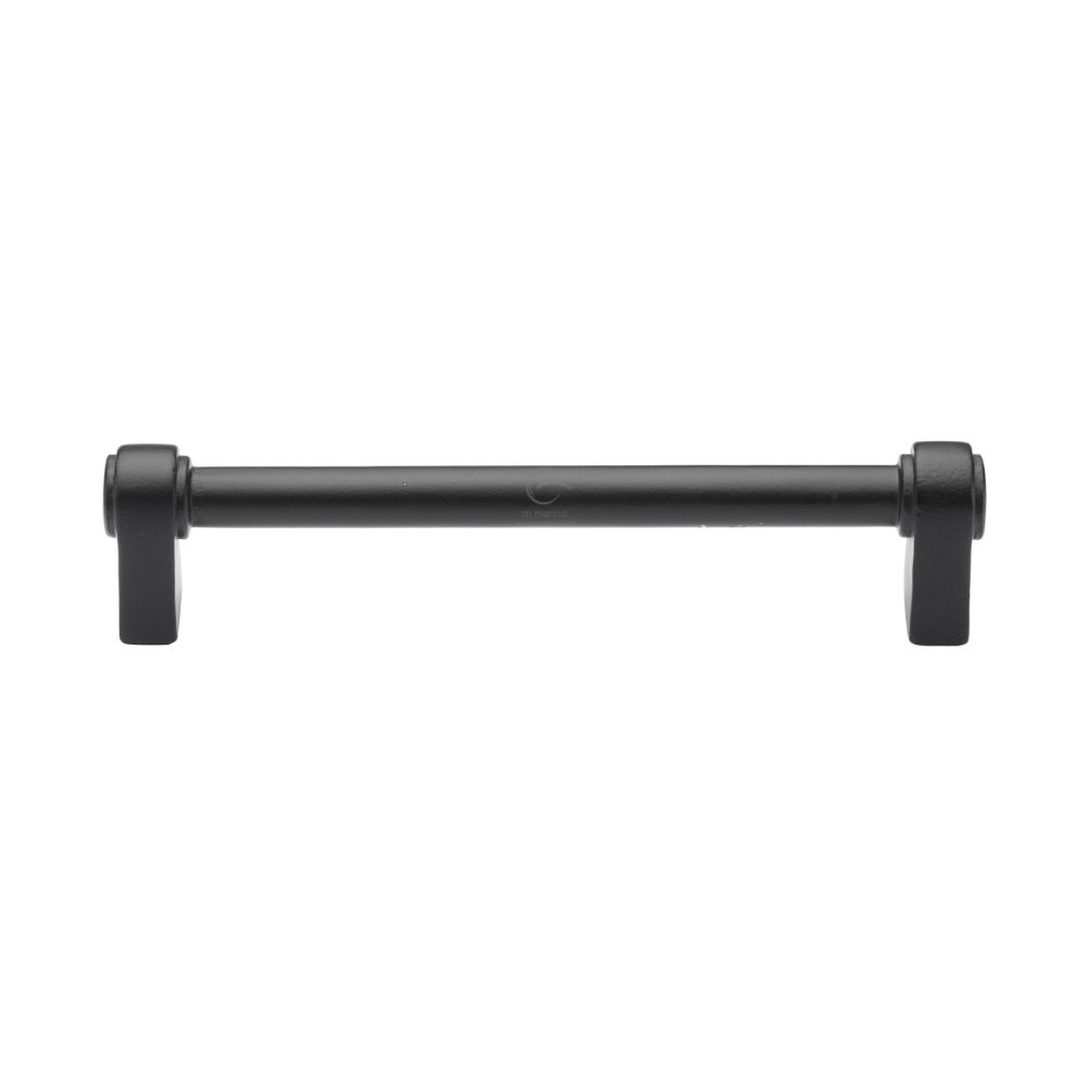 This is an image of a M.Marcus - Black Iron Rustic Cabinet Pull Artisan Design 160mm CTC, fb3325-160 that is available to order from Trade Door Handles in Kendal.