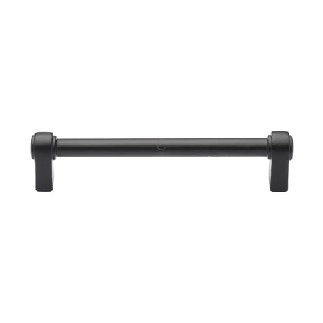 This is an image of a M.Marcus - Black Iron Rustic Cabinet Pull Artisan Design 160mm CTC, fb3325-160 that is available to order from Trade Door Handles in Kendal.