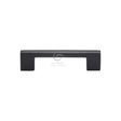 This is an image of a M.Marcus - Black Iron Rustic Cabinet Pull Metro Design 96mm CTC, fb337-96 that is available to order from Trade Door Handles in Kendal.