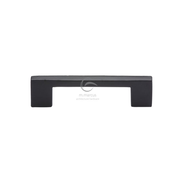 This is an image of a M.Marcus - Black Iron Rustic Cabinet Pull Metro Design 96mm CTC, fb337-96 that is available to order from Trade Door Handles in Kendal.