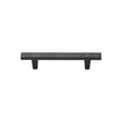 This is an image of a M.Marcus - Black Iron Rustic Cabinet Pull Textured Design 96mm CTC, fb3425-96 that is available to order from Trade Door Handles in Kendal.