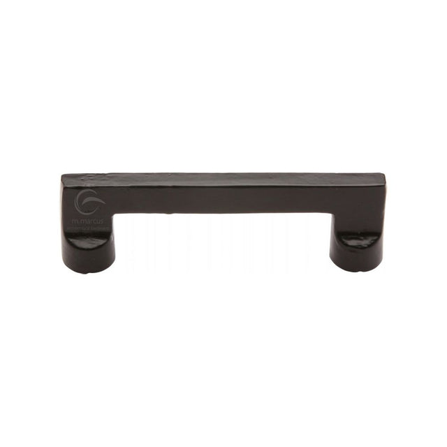 This is an image of a M.Marcus - Black Iron Rustic Cabinet Pull Apollo Design 96mm CTC, fb345-96 that is available to order from Trade Door Handles in Kendal.