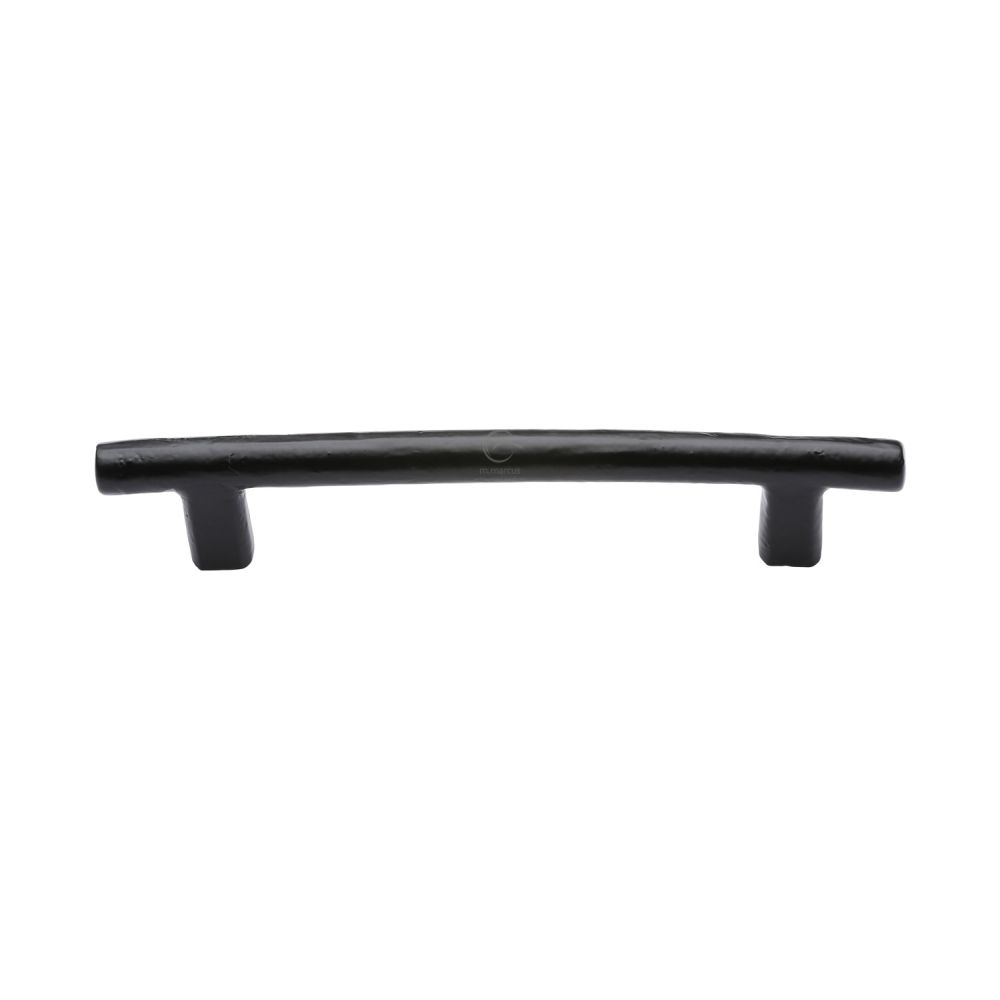 This is an image of a M.Marcus - Black Iron Rustic Cabinet Pull T Bar Design 160mm CTC, fb361-160 that is available to order from Trade Door Handles in Kendal.