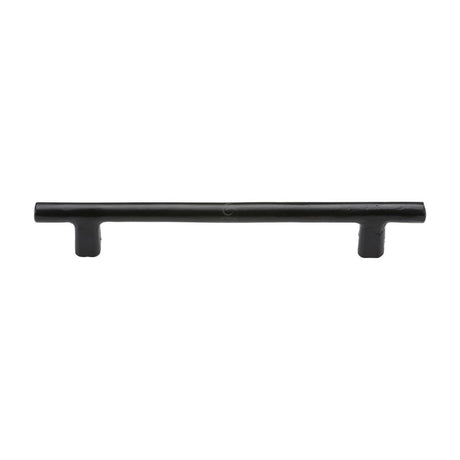 This is an image of a M.Marcus - Black Iron Rustic Cabinet Pull T Bar Design 192mm CTC, fb361-192 that is available to order from Trade Door Handles in Kendal.