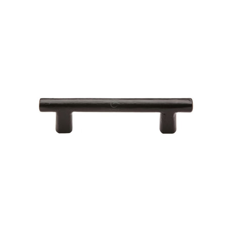 This is an image of a M.Marcus - Black Iron Rustic Cabinet Pull T Bar Design 96mm CTC, fb361-96 that is available to order from Trade Door Handles in Kendal.