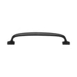 This is an image of a M.Marcus - Black Iron Rustic Cabinet Pull Durham Design 160mm CTC, fb3721-160 that is available to order from Trade Door Handles in Kendal.