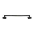 This is an image of a M.Marcus - Black Iron Rustic Cabinet Pull Traditional Design 192mm CTC, fb376-192 that is available to order from Trade Door Handles in Kendal.