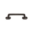 This is an image of a M.Marcus - Black Iron Rustic Cabinet Pull Traditional Design 96mm CTC, fb376-96 that is available to order from Trade Door Handles in Kendal.