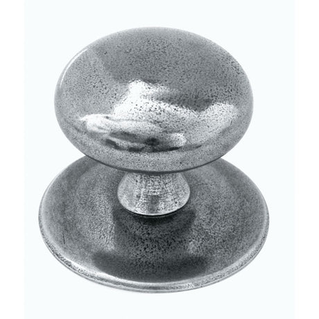This is an image showing Finesse - Pewter Centre Door Knob available from trade door handles, quick delivery and discounted prices