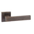 High quality image of Forme Asti Designer Lever on Minimal Square Rose - Urban Bronze | Sku. fms254ub | available to order from Trade Door Handles in Kendal.