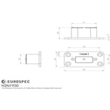High quality image of Eurospec - Enduromax Emergency Release Door Stop - SSS | Sku. h2n1950sss | Trade Door Handles, Kendal.