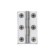 This is an image of a Heritage Brass - Cabinet Hinge Brass 1 1/2" Polished Chrome Finish, hg99-110-pc that is available to order from Trade Door Handles in Kendal.