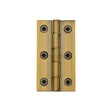 This is an image of a Heritage Brass - Hinge Brass 2 1/2" x 1 3/8" Antique Brass Finish, hg99-120-at that is available to order from Trade Door Handles in Kendal.