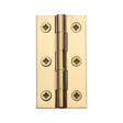 This is an image of a Heritage Brass - Hinge Brass 3" x 1 5/8" Polished Brass Finish, hg99-125-pb that is available to order from Trade Door Handles in Kendal.