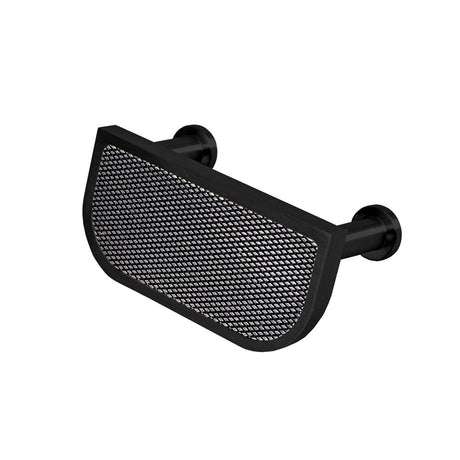 This is an image showing Finesse Immix Knurl Cup Handle - Pewter/True Black available from trade door handles, quick delivery and discounted prices.
