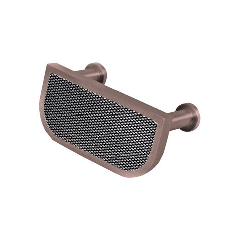 This is an image showing Finesse Immix Knurl Cup Handle - Pewter/Bronze available from trade door handles, quick delivery and discounted prices.