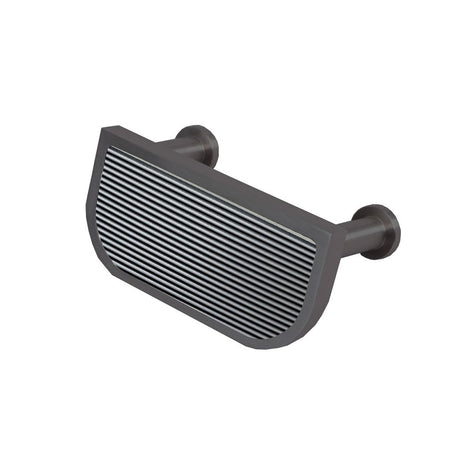 This is an image showing Finesse Immix Reed Cup Handle - Pewter/Graphite available from trade door handles, quick delivery and discounted prices.